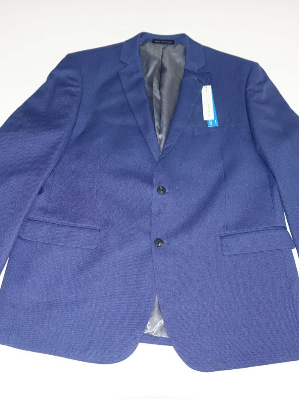 Perry Ellis Men's Slim Fit Comfort Stretch Suit Jacket Size 46 Regular NWT Blue